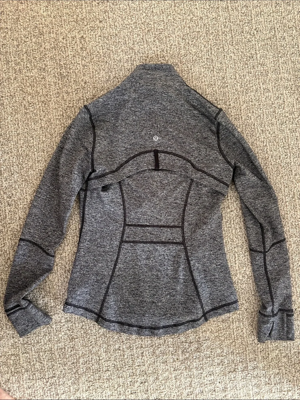 Lululemon Women's Gray Full-Zip Athletic Jacket